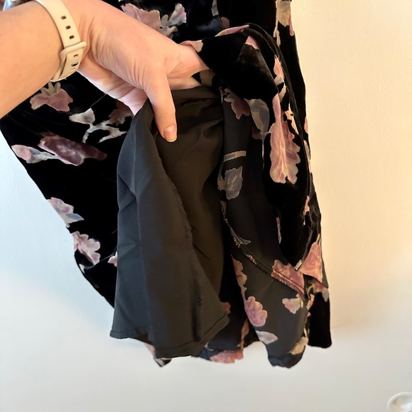 Nanette Lepore Velvet Floral Mini Dress - Picture 5 of 9